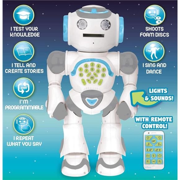 Powerman Max, Remote Control Walking Talking Toy Robot Programmable for Kids 4+ - Picture 4 of 6